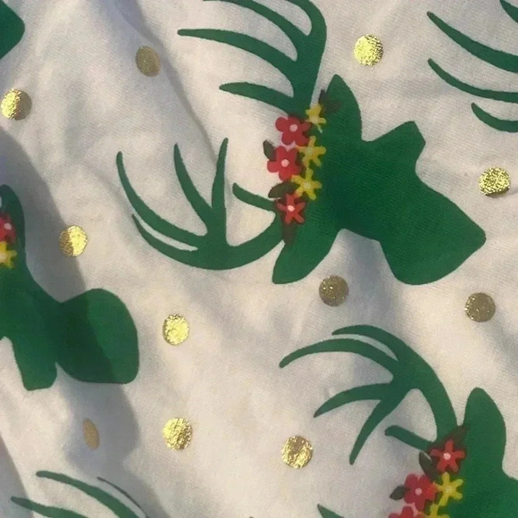 GIRKS BOUTIQUE CHRISTMAS RUFFLE BOTTOM PANTS  SZ XXL - Picture 2 of 6